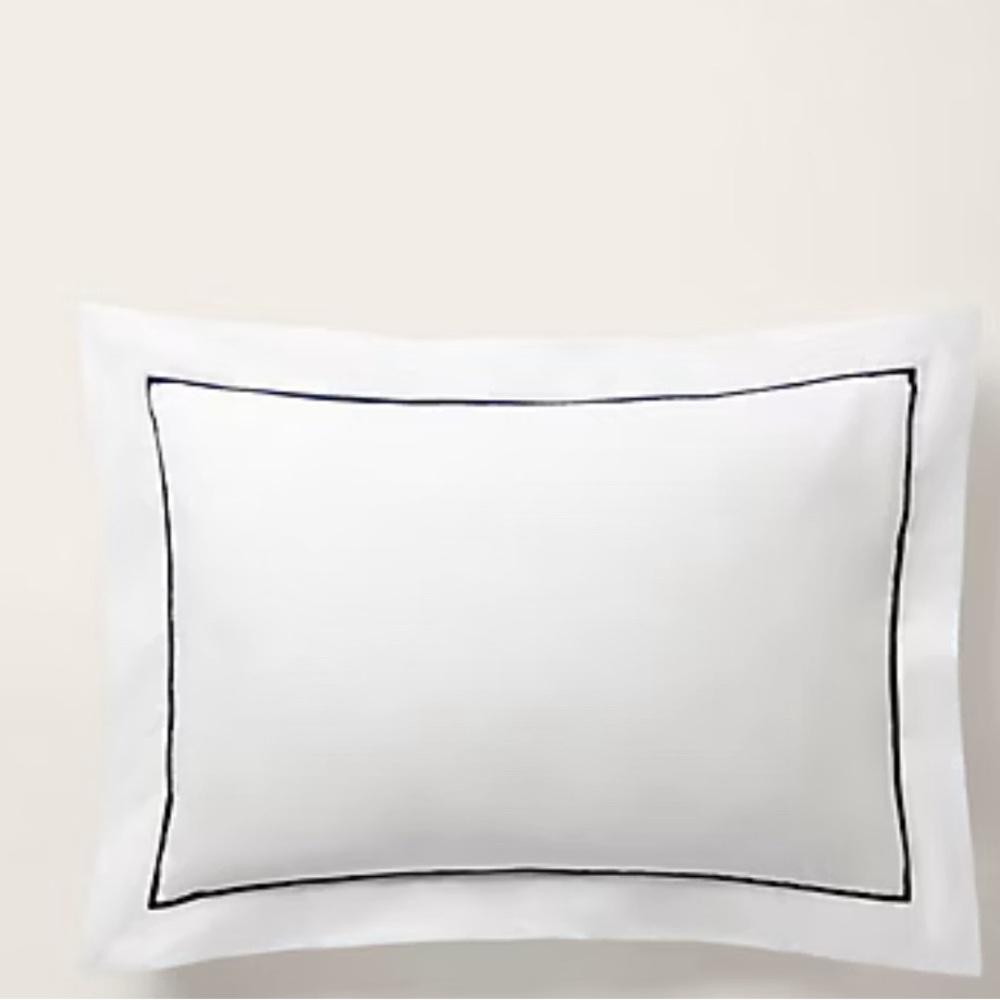 Ralph Lauren Organic Cotton Palmer Percale Standard Sham NEW with Tag (Set of 2)